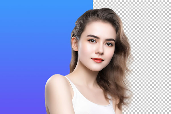 摳圖效果：摳人像，商品，圖形，頭發(fā)絲都可以扣出來